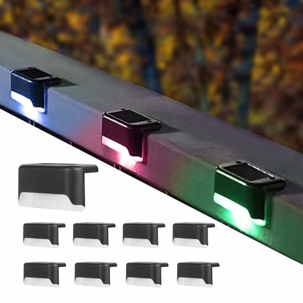 Ammattimainen aurinkokenno ulkovalaistus langaton (8kpl) Musta kuori Black shell IPL