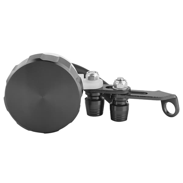 Universal CNC motorcykeloliebeholder, bremsebeholder, forkoblingsbeholder, væskebeholder (sort)