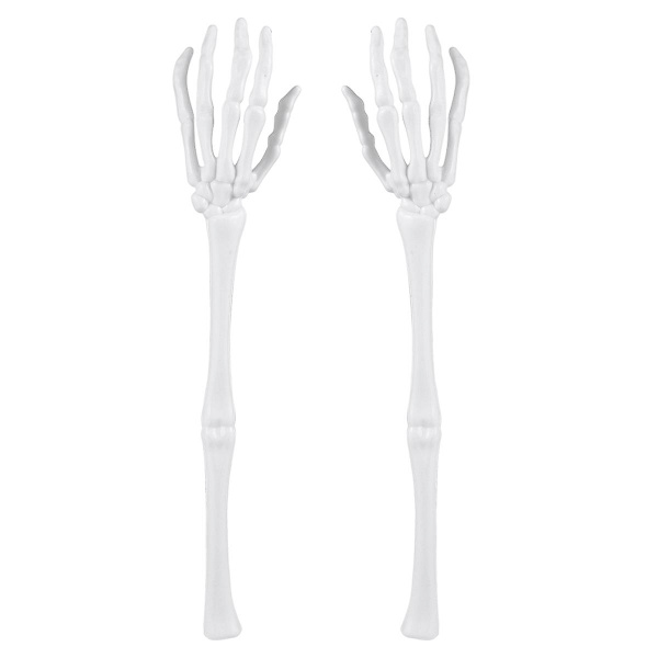 2 st Plast Köksredskap Halloween Sallad Sked Plast Skelett Skalle Sallad Tång Sallad Tång Halloween Sallad Server