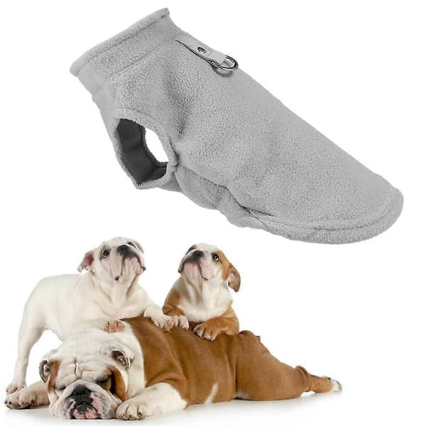 Vattentät Hundklädesväst för Vintervärme 3st Grå Vadderad Kappa Grey M