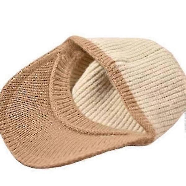 Damhattar Stickade Hattar Stickade Hattar Tomma Topp Ullhattar grey