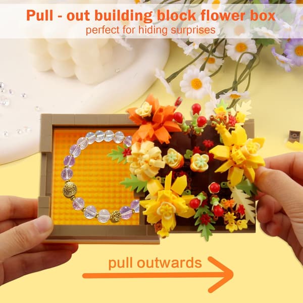 blomsterbakke til kunstig plantebuket