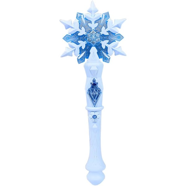 Light Up Snowflake Wand with Sound,Musical Glowing FairyToy for Kid Girl Princess Party Favors Christmas Costume Cosplay Accessories  Blue