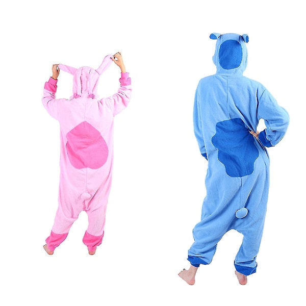 Stitch Pyjamas Animation Tegnefilm Pyjamas Dragt Jumpsuit pink S