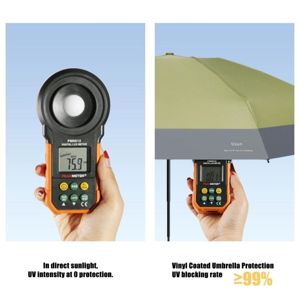 1. Vindtätt hopfällbart separat | Enkelt å bruke miniparaply for håndveska | Lite rese-lättviktsparaply for regn og sol
