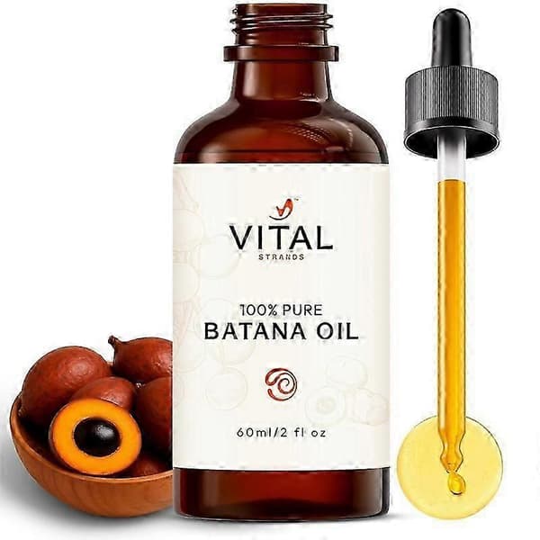 1-5x Strands Ekologisk Batanaolja för Hårväxt för Alla Hårtyper 60ml 1