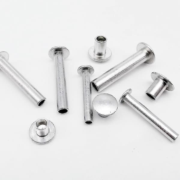 Nitter Aluminium Rund Fladhoved Semi-hul Nitte M2 50pcs 3mm
