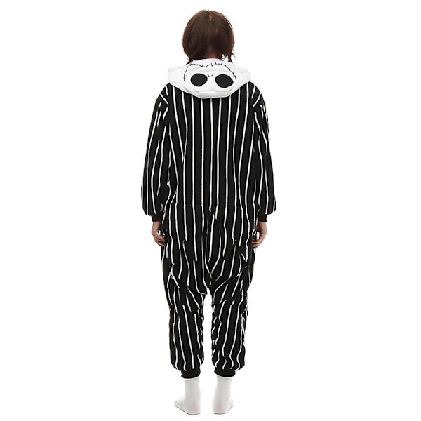 Tegneserie Dyr Horror Halloween Skelet Kostume Heldragt Vinter Varme Pyjamas L