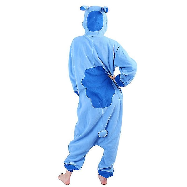 Stitch-pajamas, animaatiopiirrospajamas, haalari blue M