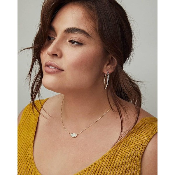 Halsband med hänge för kvinnor, modeaccessoar, 14k förgylld