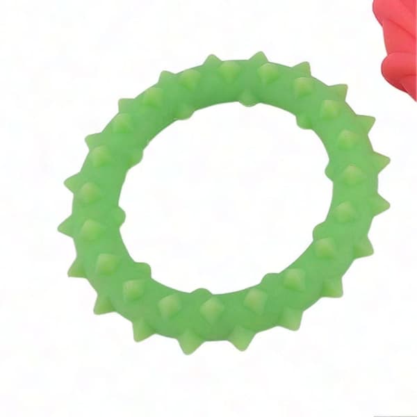 4 stk. Sensoriske ringe til børn, livlige silikone teksturerede fidget armbånd, hudvenlige sensoriske legetøj