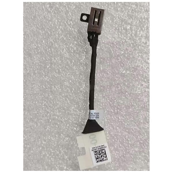 For DELL Latitude 3510 bærbar ladeflekskabel 0N8R4T DC strømkontaktkabel B Noir
