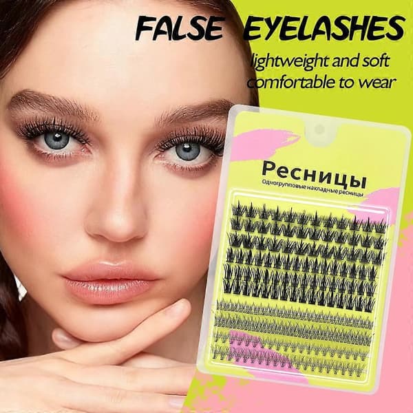 Enkeltklynge kunstige øjenvipper Professionelle værktøjer - Makeup U6I2 style 3 One size