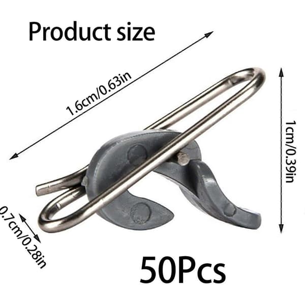 Fisketilbehør Impact Baits Clip Rustfrit Stål Fisk Impact Hook Release Clip Baits Hook Release Clip Krogudløsning Red