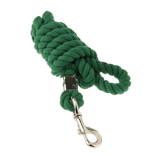Hestetau Grimer Bomullsvevd Tøyle Green as described