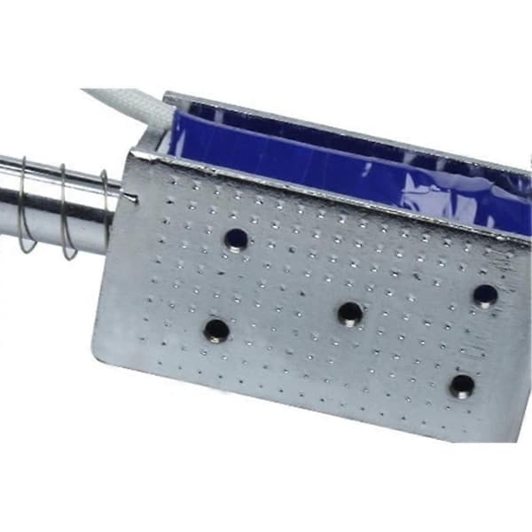 LY-1264B DC Kraftig Push Pull Elektromagnet 24v Solenoid Slaglængde 30mm Magnetisk Spole Elektrisk Teleskopisk Magnet Blue & silver