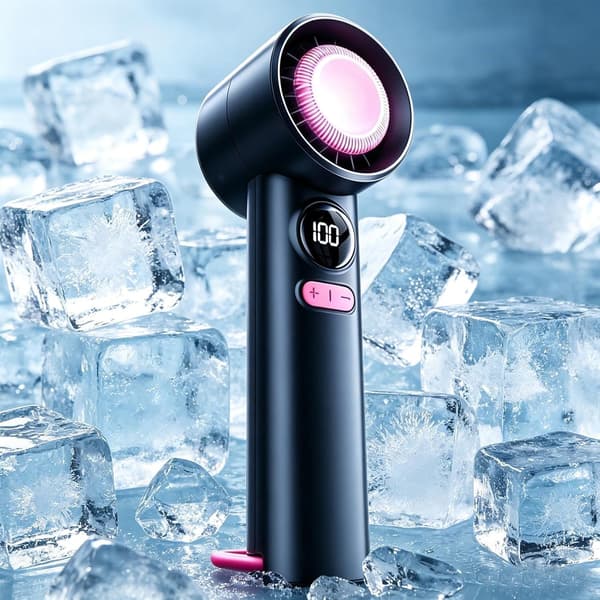 Bærbar ventilator | USB genopladelig, unisex, velegnet til hjemmebrug