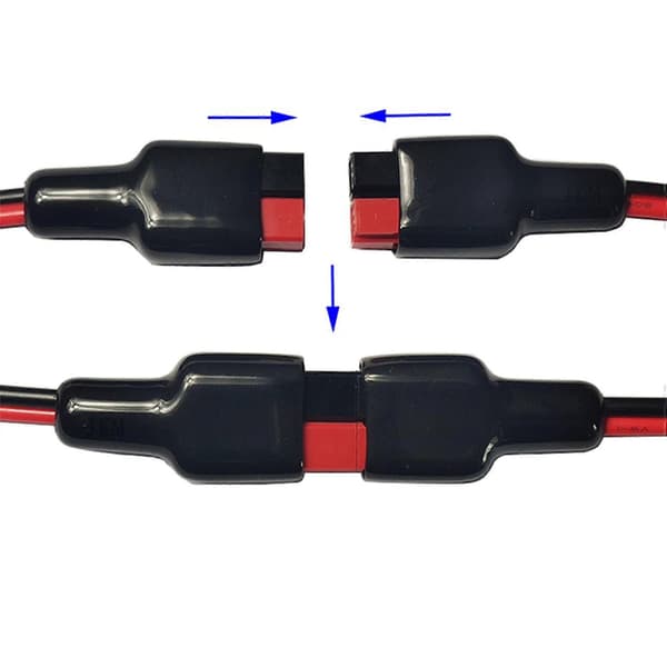 2X för Anderson förlängningskabel batteriladdare adapterkontakt för Goal Zero Yeti solgenerator Renogy Boulder 200