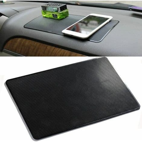 27 x 15 cm sklisikker PVC bil dashbordmatte med lim