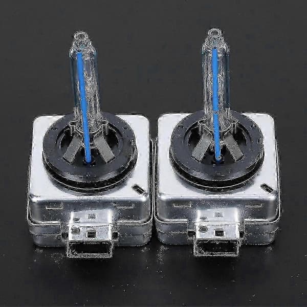 2-pakning D3S 8000K 35W Xenon frontlyspærer, IP68 vanntette bil-LED-frontlykter