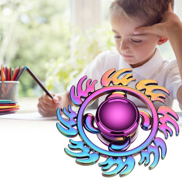 Fidgetlegetøj i rustfrit stål EDC ADHD Stress Relief Legetøj til voksne og børn