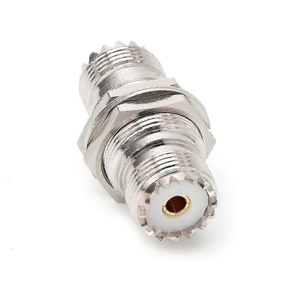 UHF SO239 hunn mutter til hunn jack mutter panelmonteringsadapterkontakt rett F/F