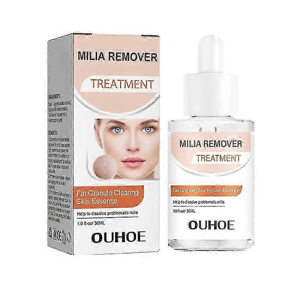 Miliafjerner - Oppløs og reduser milia, hvite prikker, talgkjertelhyperplasi - 30ml