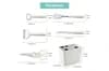 6-piece Kitchen Utensil Set Stainless Steel Durable Safe for Home Cooking