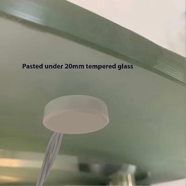 2-polet skillevæg berøringssensorafbryder lysdæmper håndbevægelsescontroller gennem panel, træ, sten, glas Dupont-stik A
