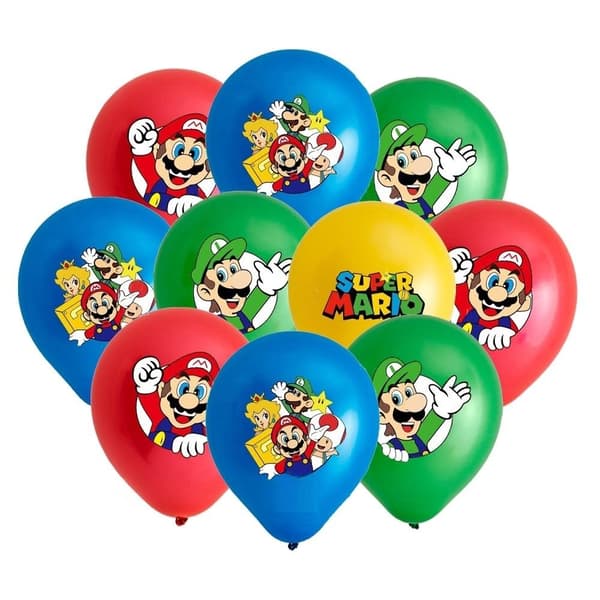 20 Super Mario-ballonger til bursdagsfestdekorasjoner [mo]