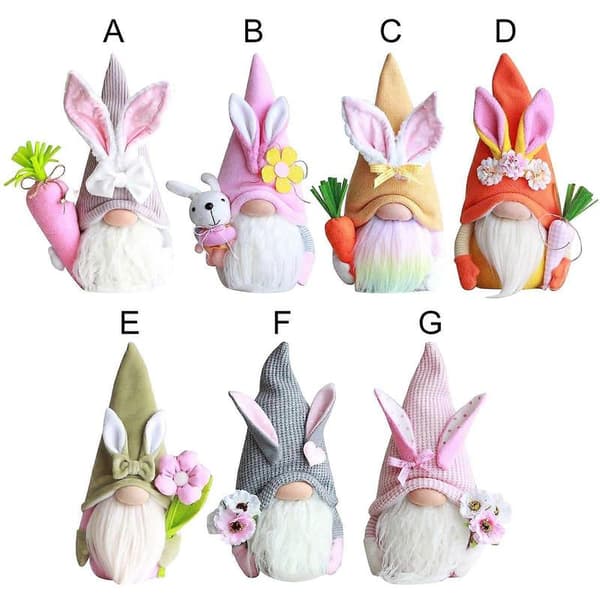 Easter Bunny Faceless Doll Decoration Gift style1730
