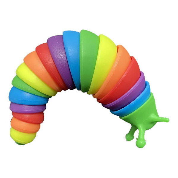 Stressreducerende Fleksibel Snegl Sensorisk Legetøj - Assorterede Farver (18,5 cm)