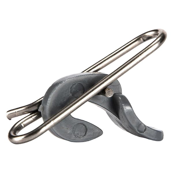 Fisketilbehør Impact Baits Clip Rustfrit Stål Fisk Impact Hook Release Clip Baits Hook Release Clip Krogudløsning grey