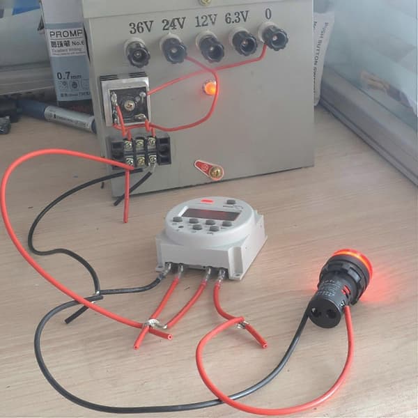 2X 220V CN101A Digital LCD Strømtimer Programmerbar Tidsafbryder Relæ CN101 Timer Afbryder Strømtimer