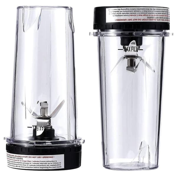 Blender for Nutri Ninja, 5-finsekstraktorblad for QB3000/QB3000SSW Comme le montre