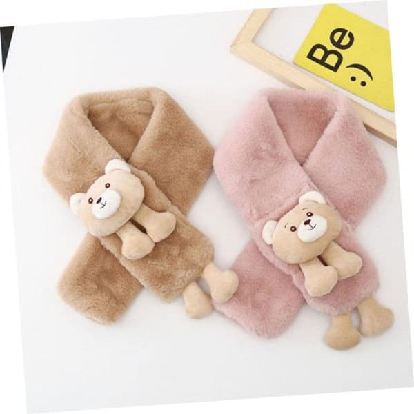 Børnekrave, dekorativ plys krave til bamse