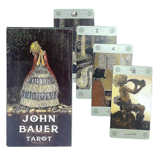 John Bauer Tarotkort Profeti Skæbne Spådom Deck Familie Fest Brætspil