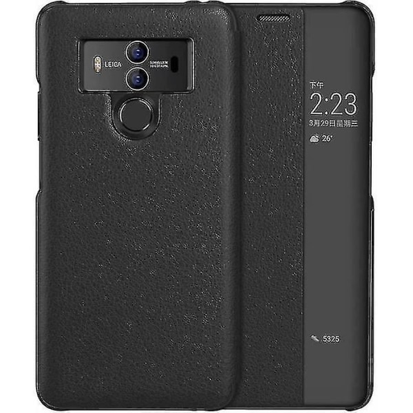 Huawei Mate 10 Pro Smart View Flip Lærveske Strømsparingsmodus Proteccin Integral Mate10 Pro Black N Kb