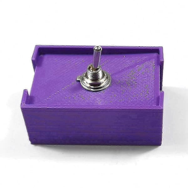Twisted Pair RJ45 Ethernet-kabel netværksswitch med vippekontakt og kabinet