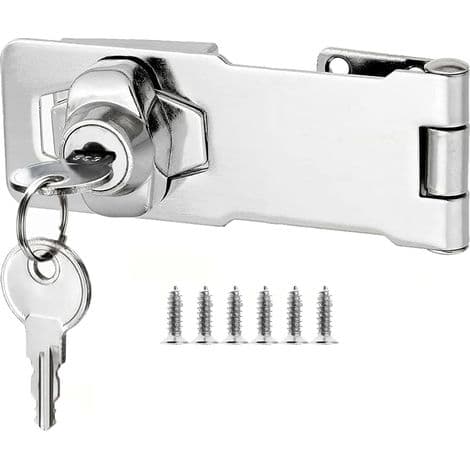 Lukittava riippulukko eri avaimilla, laatikkolukko (8cm)