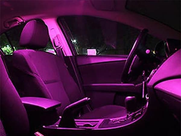 C5W SV8.5 LED-pære Canbus, 39 mm, Pink, 2-pak. 39mm Pink 2-pack