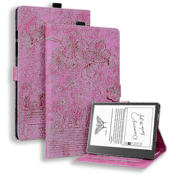 Sakura Cat case Amazon Kindle Scribelle 10.2 2022 Red gold