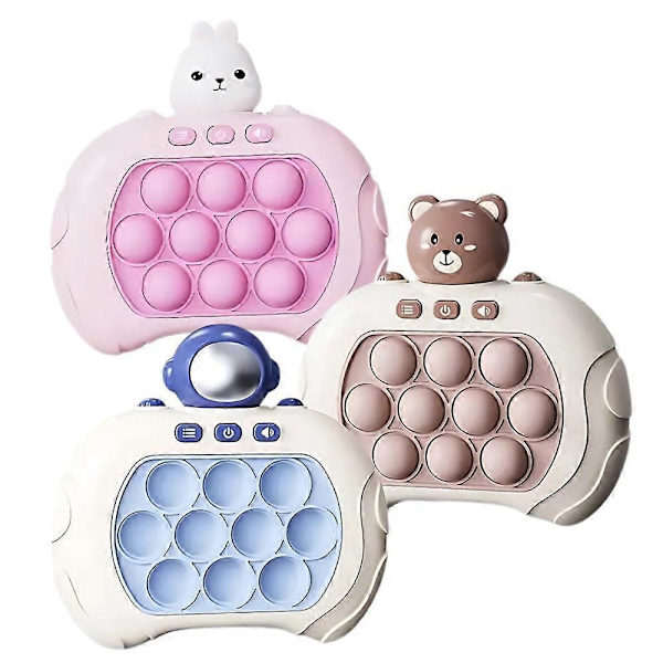 Fidget Leke Elektronisk Slå-en-muldvarp Sensorisk Leker Pink regular battery