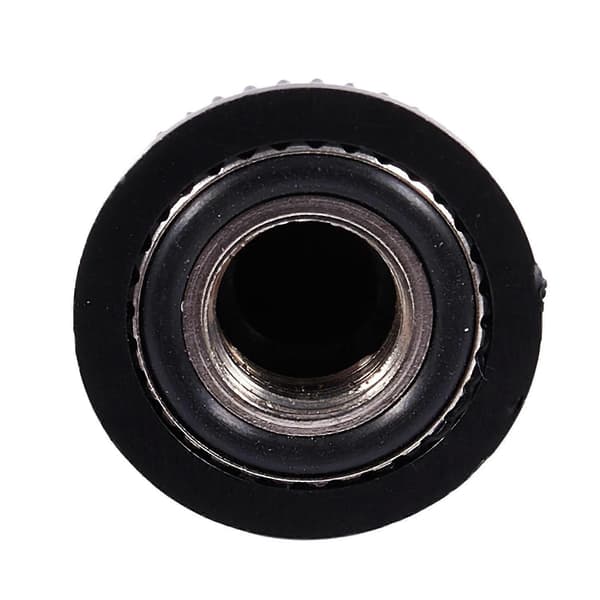 20 x Vandtæt vippekontakt støvhætte sort gummiovertræk 6 mm diameter Black
