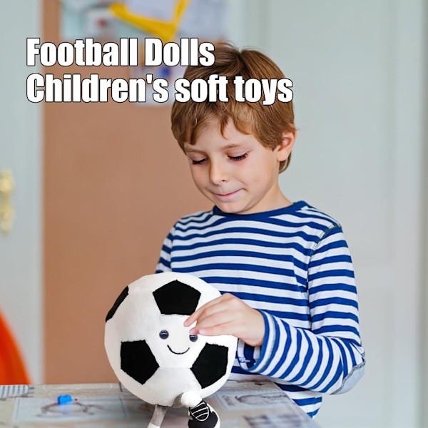 Fotball Baby Doll Leke, Plysj Leke Fotball Baby Doll, Fotball Baby Doll Myke Leke for Barn, Fotball Baby Gaver, Plysj Leke Søt, Fotball Baby