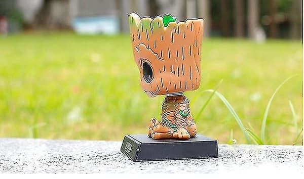Tegneserie Groot Bil Dash Bobblehead Actionfigur Søt Anime Groot Biltilbehør Ny