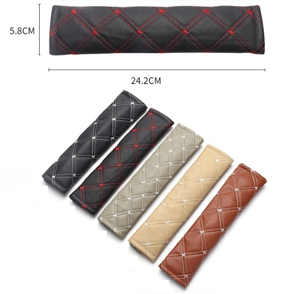 4 stk Cover Puter Skulderputetrekk Rem Gray&white