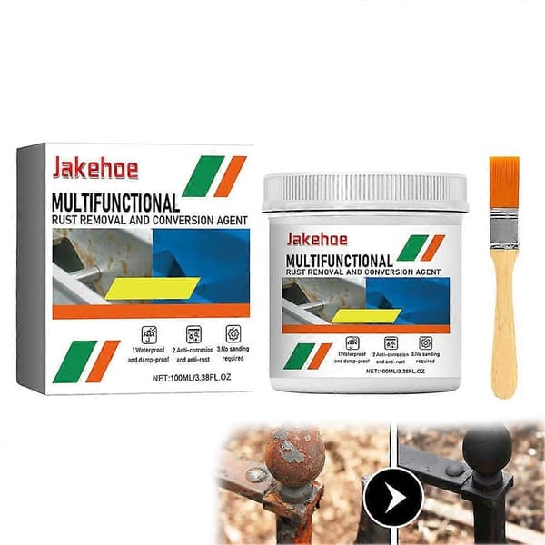 Rustkonverteringsmiddel 100ml, Multifunksjonell Rustbeskyttende Vannbasert Maling, K5K3 Blue 1pcs