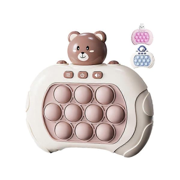 Fidget Leke Elektronisk Slå-en-muldvarp Sensorisk Leker Brown rechargeable battery