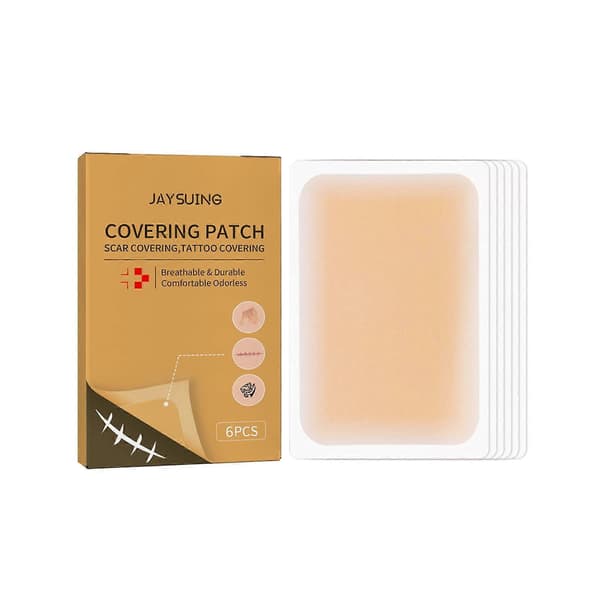 Jaysuing Osynlig Concealer, Hudconcealer Tatuering Ärr Täckning Osynlig Vattentät Hudtonstäckning 2PCS